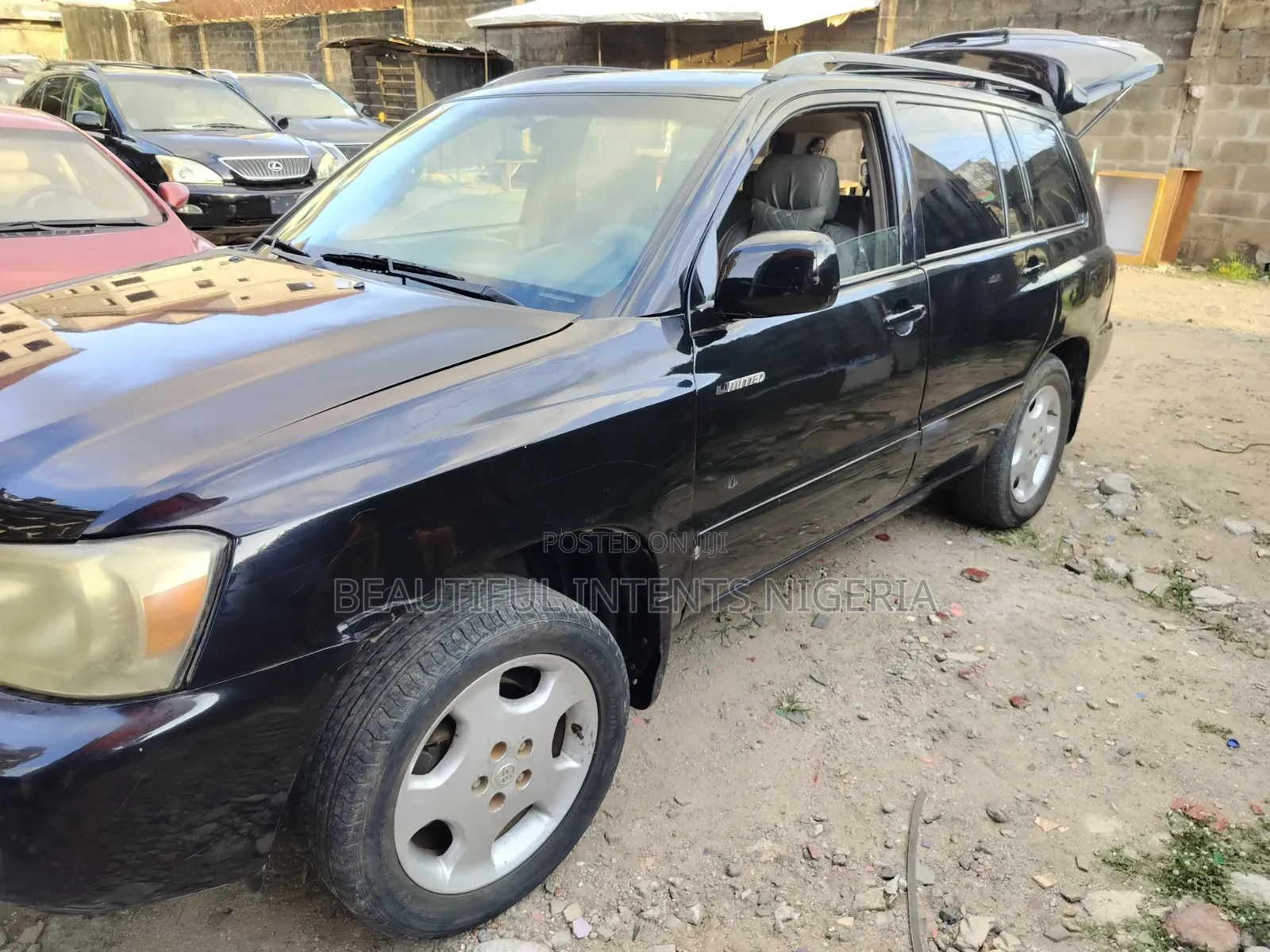 Toyota Highlander Limited V6 4x4 2004 Black