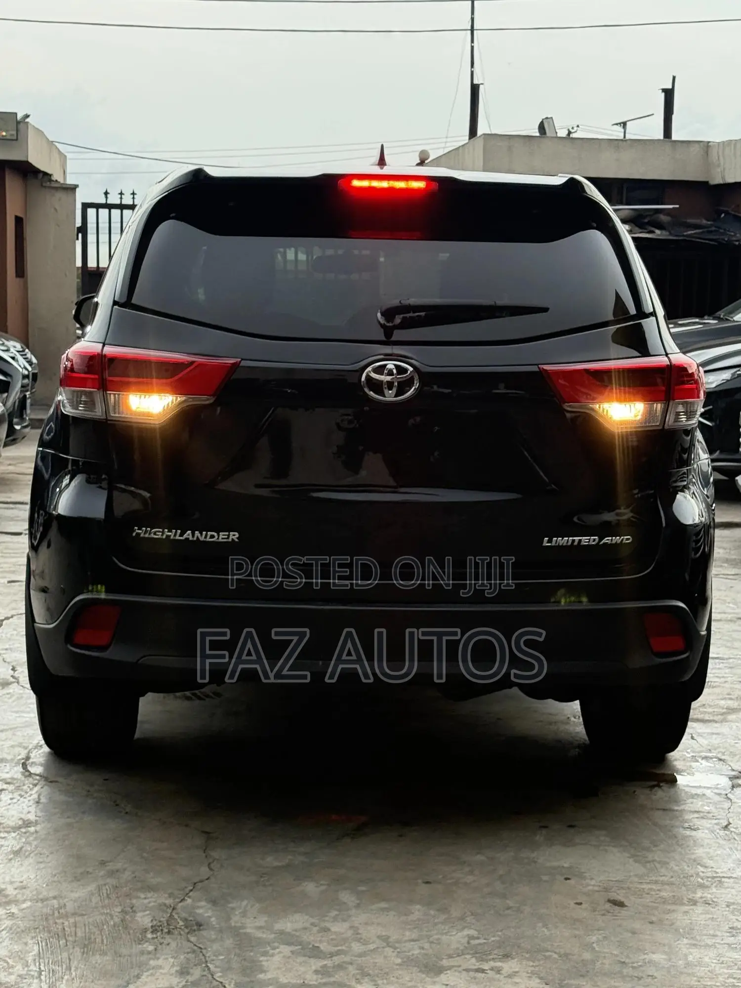 Toyota Highlander Limited 4dr SUV (3.5L 6cyl 6A) 2015 Black