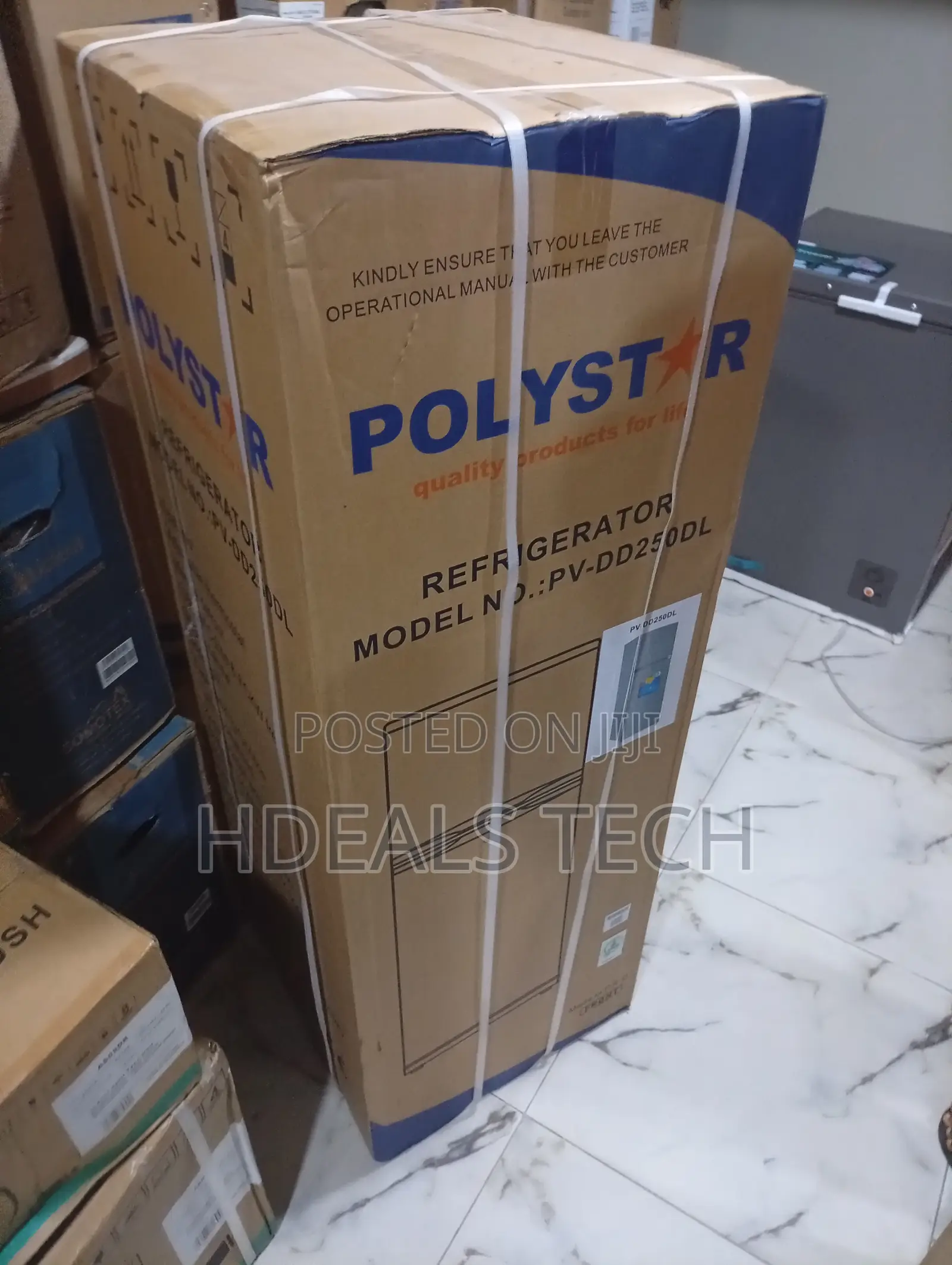 Polystar 250l Double Door Refrigerator for Hotels and Home