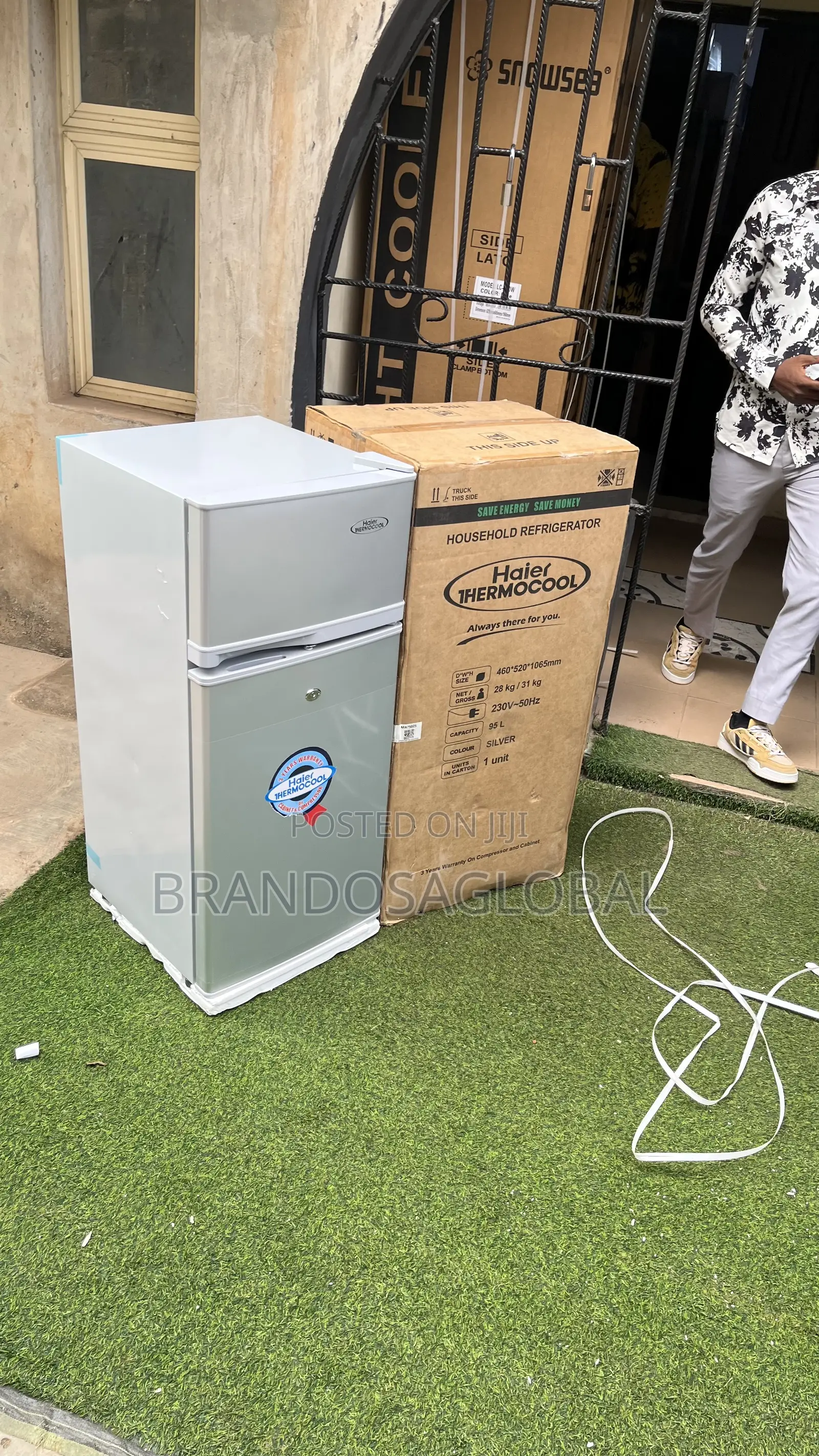 Haier Thermocool 95l Doubledoor Refrigerator[Hrf-95bex]Durableapplianc