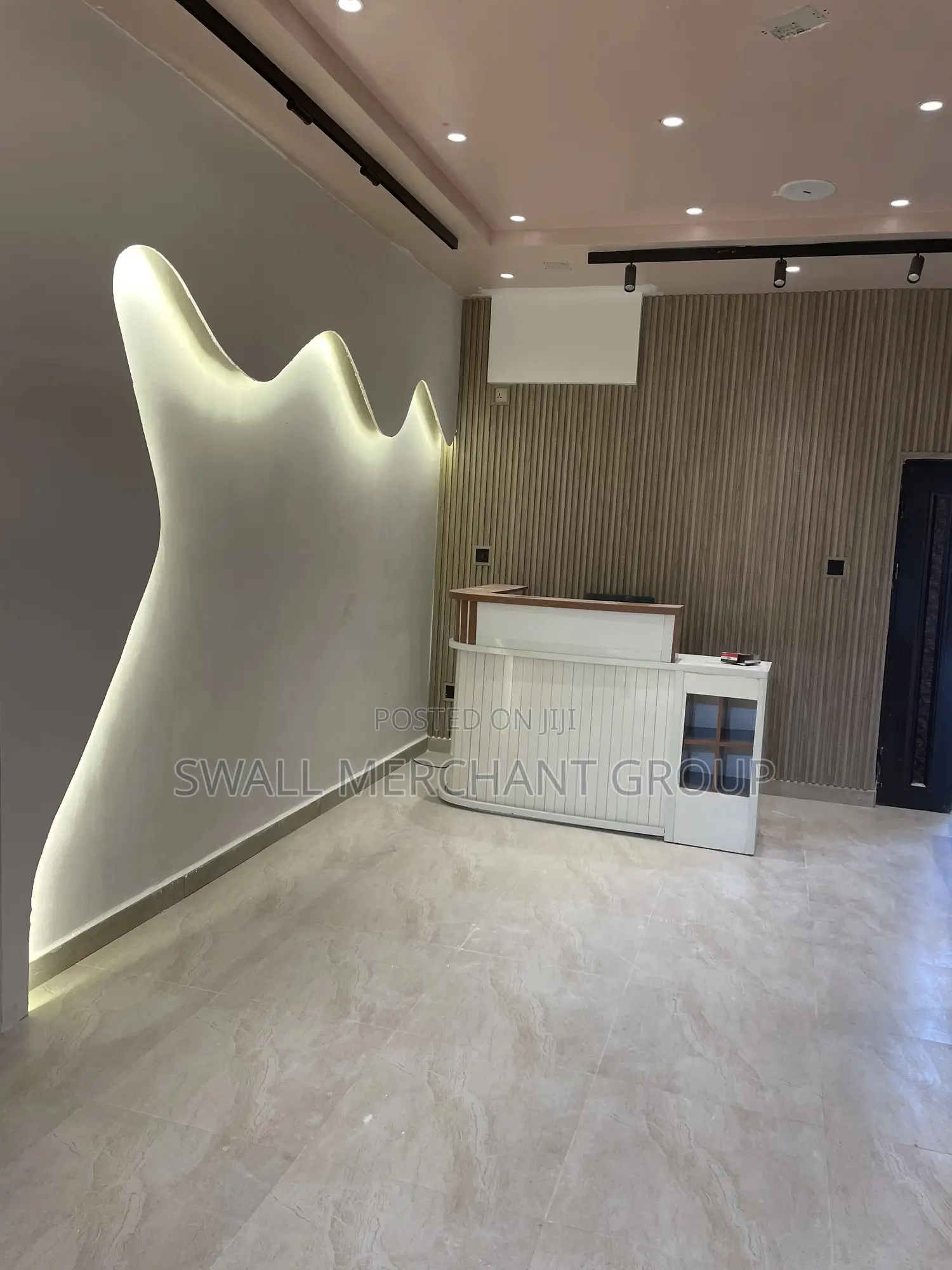 Plasterboard Wall With Hidden Lighting + Pop Ceiling Design (Abuja)