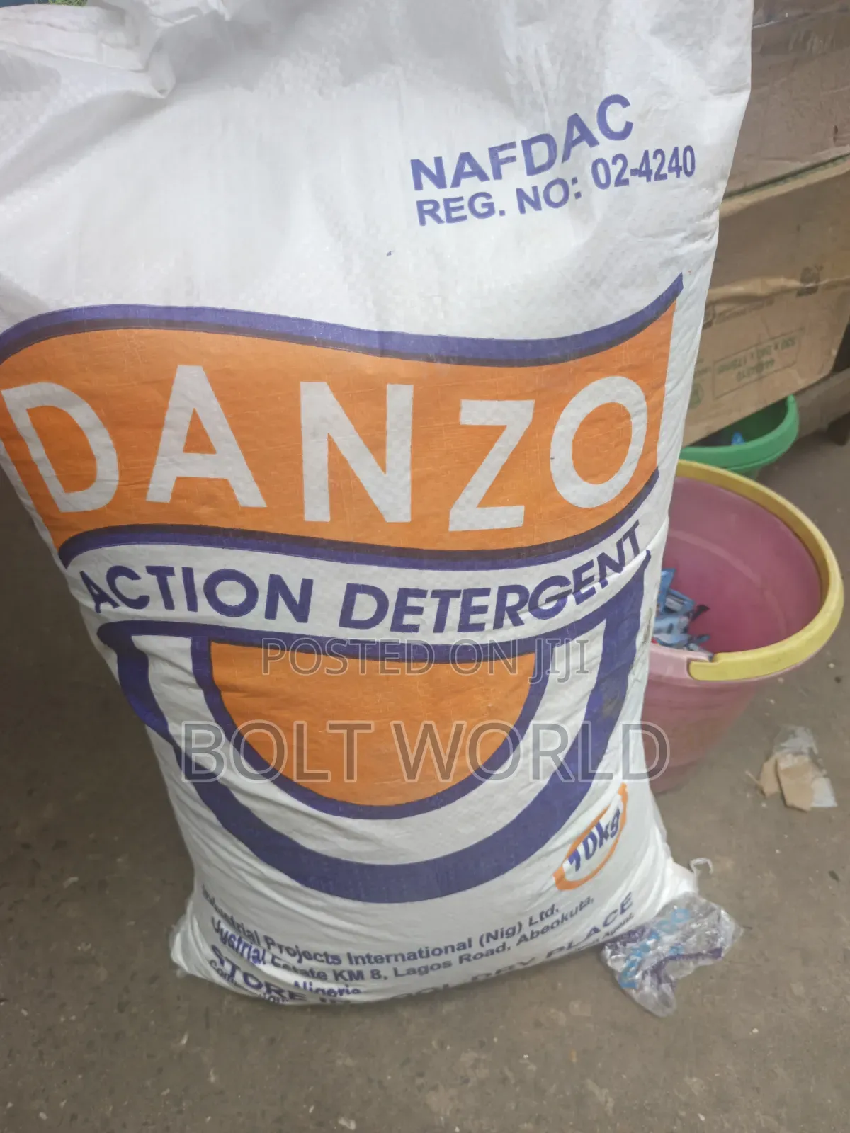 10kg Industrial Detergent (Omo) Danzo Action Detergent