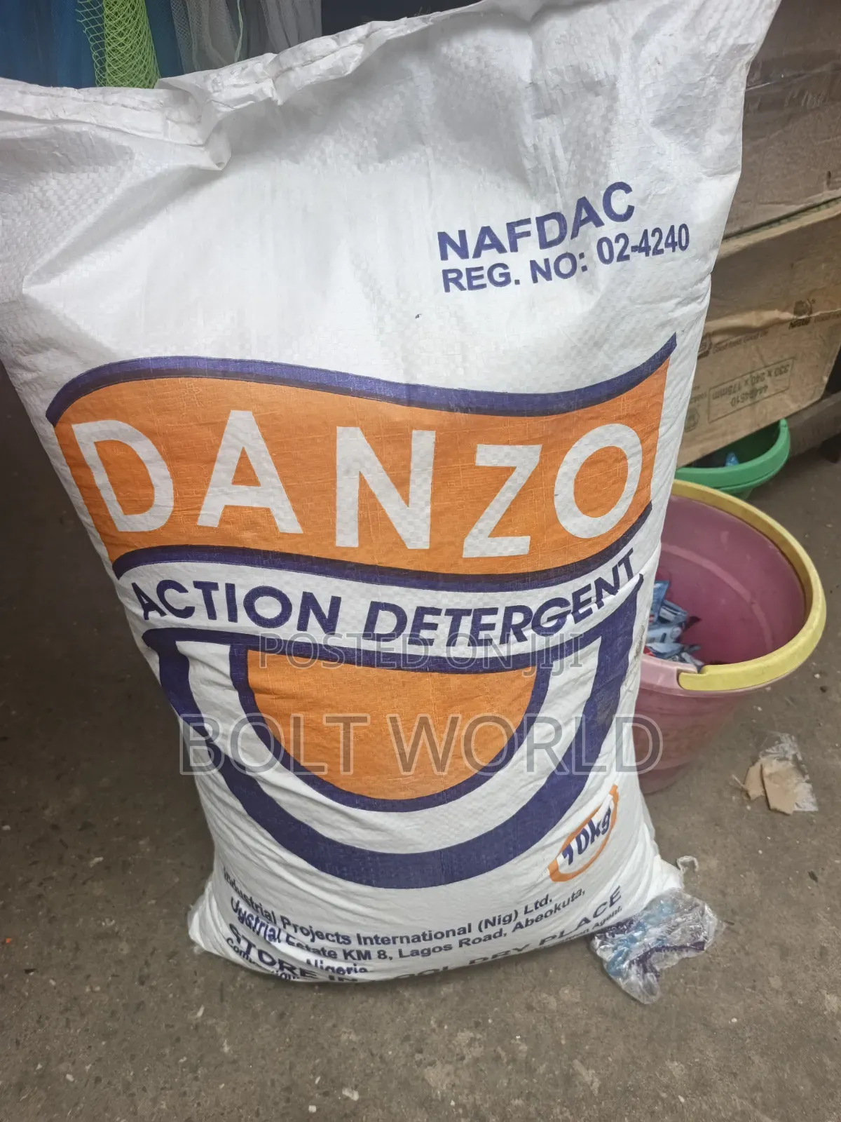 10kg Industrial Detergent (Omo) Danzo Action Detergent