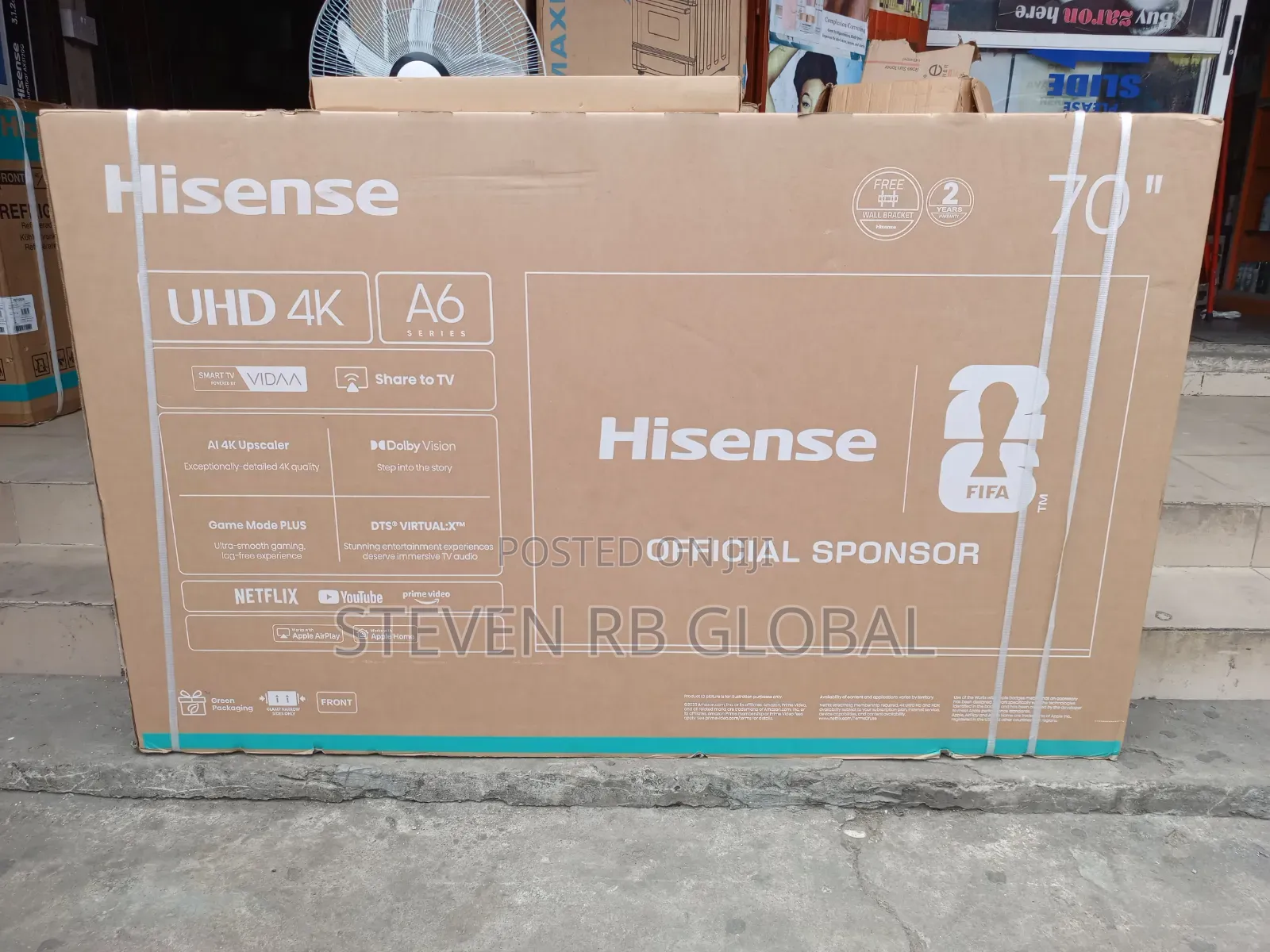 Hisense 70" A6q Uhd Smart Tv | 70a6q