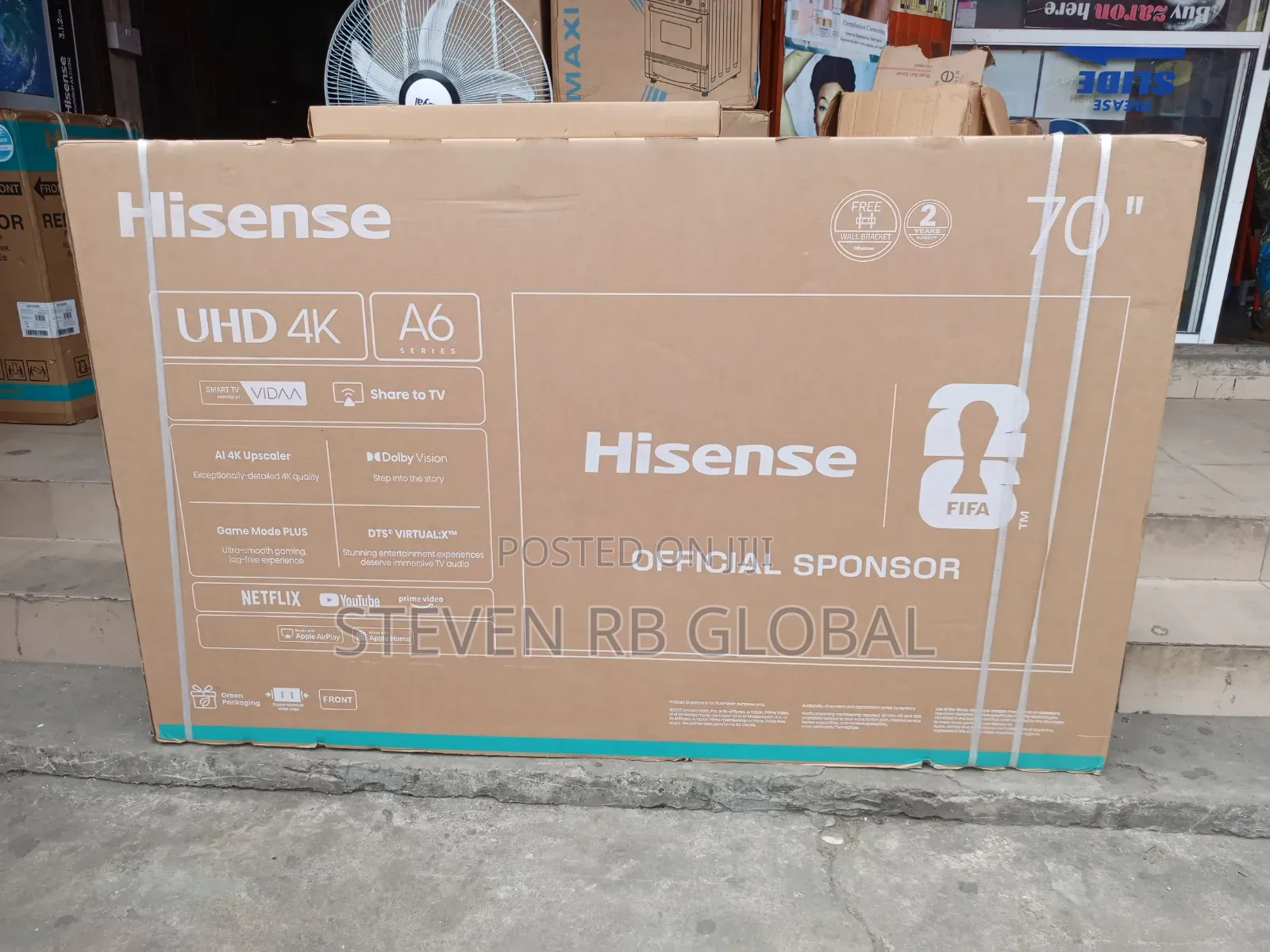 Hisense 70" A6q Uhd Smart Tv | 70a6q