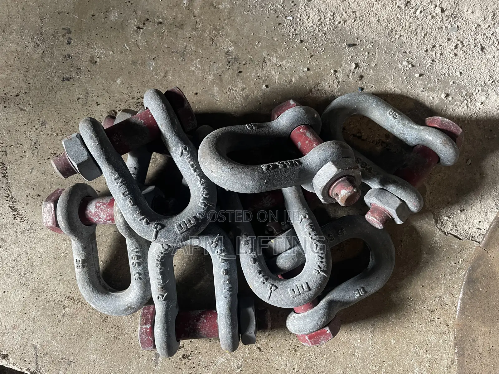 4-3/4ton(3/4”) Crosby D-Shaped Shackle C/W Bolt and Nut