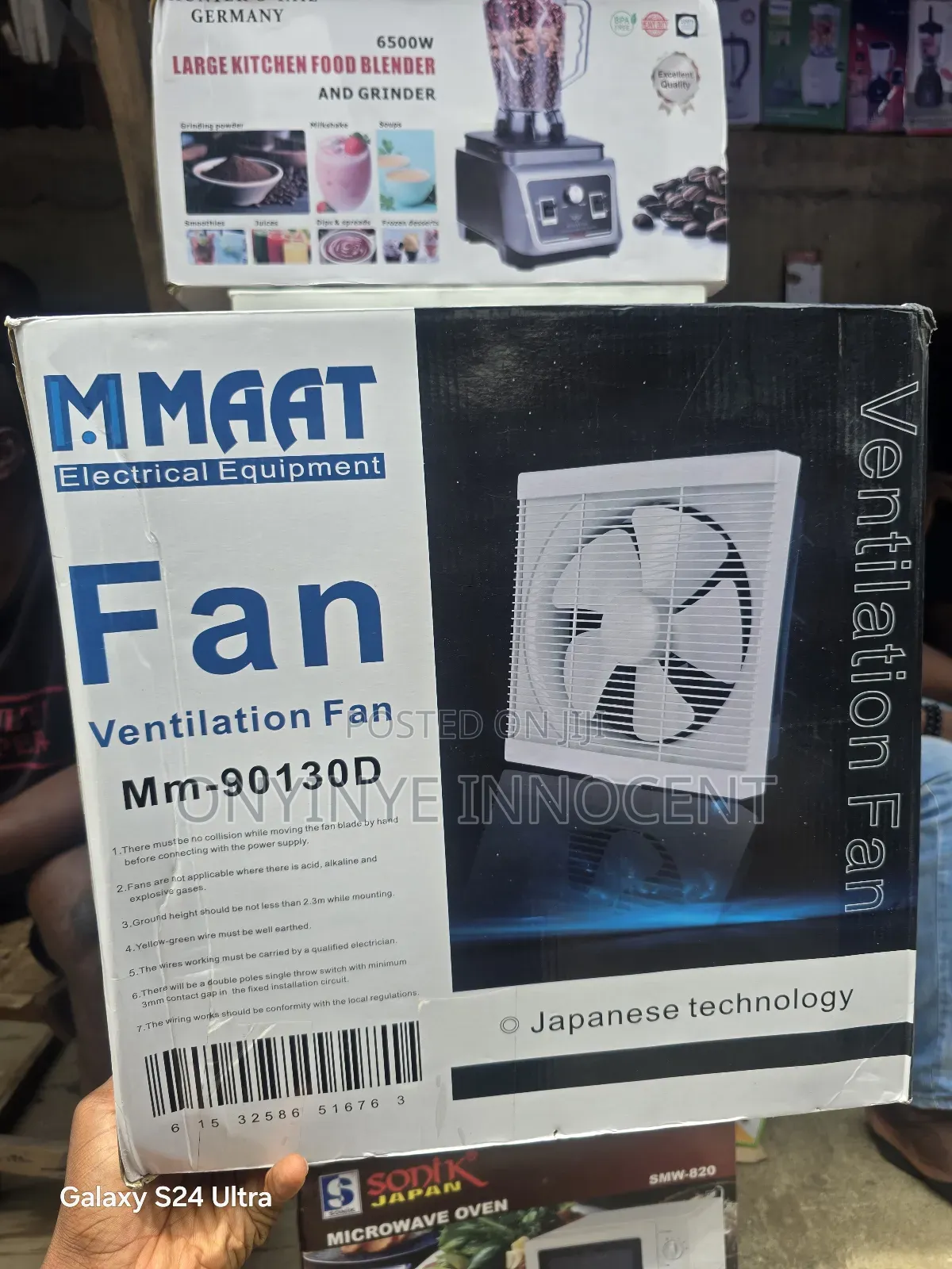 M-Maat Mm-90130d High-Performance Ventilation Fan - Japanese Tech