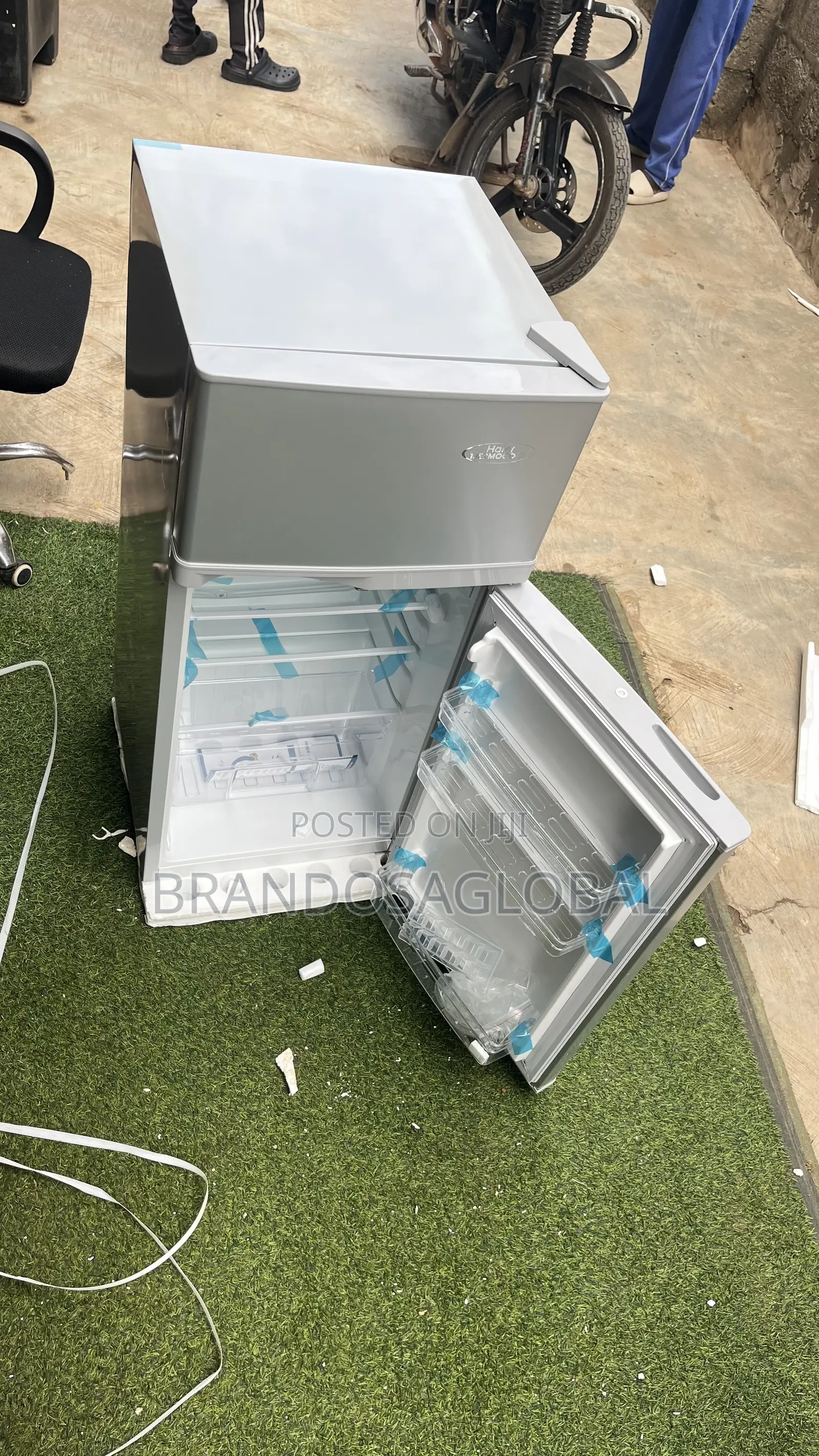 Haier Thermocool 95l Double Door Refrigerator [Hrf-95bex]Balanced