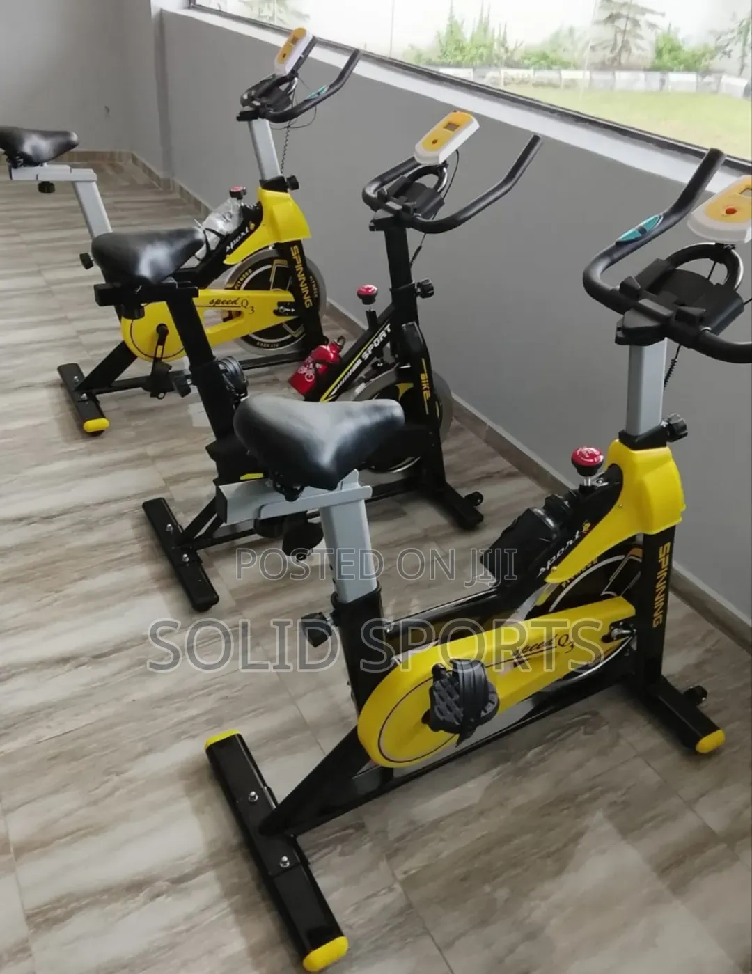 Original Yellow and Black Spinning Bike