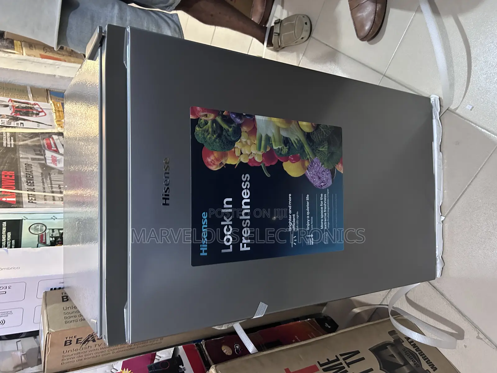 Brand New Hisense Original Table Top Refrigerator Full Copper Engine