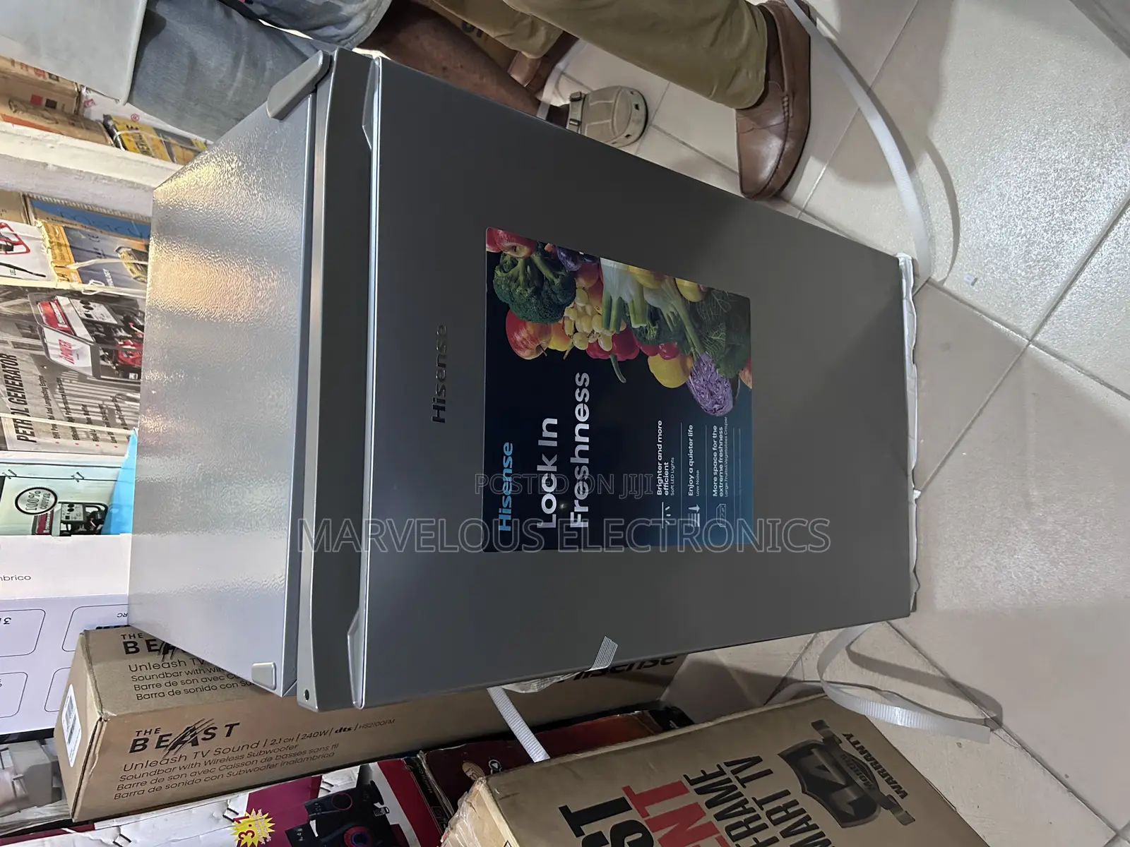 Brand New Hisense Original Table Top Refrigerator Full Copper Engine