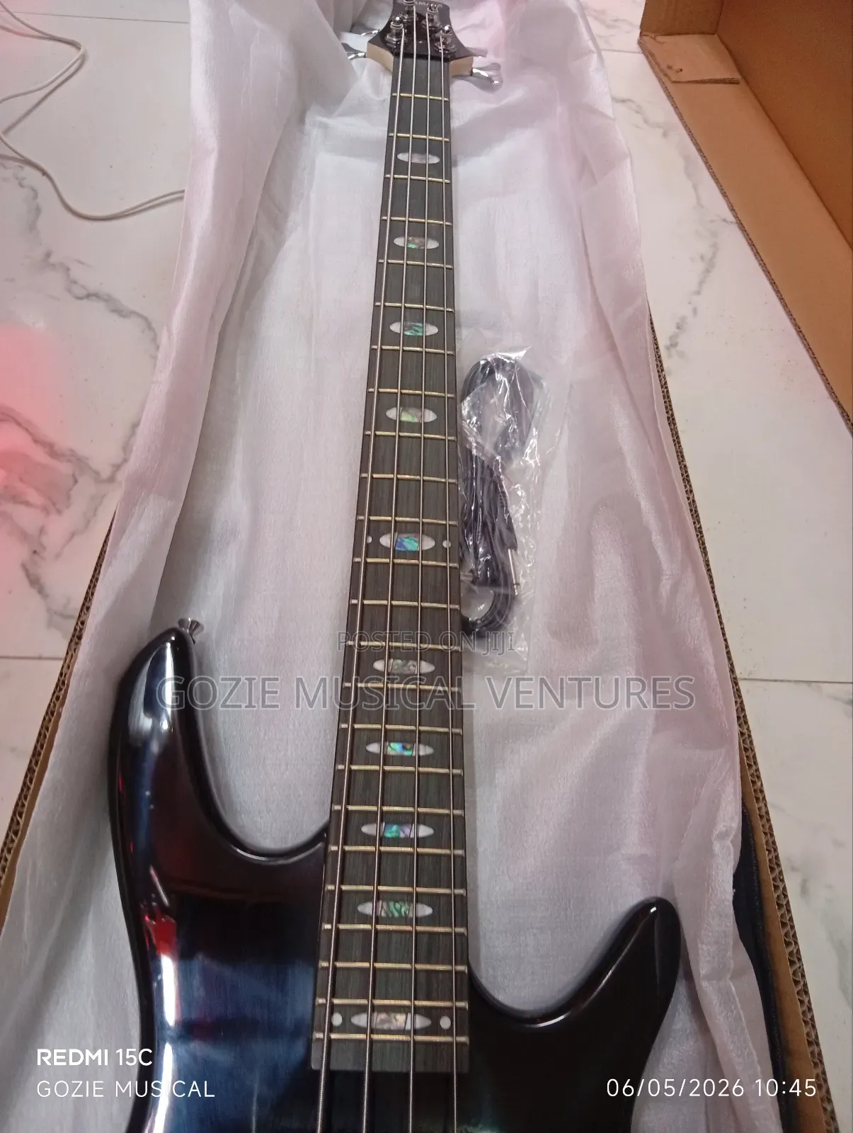 Yamaha Four String Active Bass Guitar 24frets With Amazing Sound.