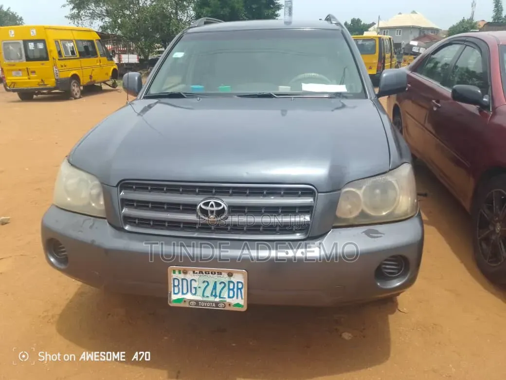 Toyota Highlander 2004 Gray