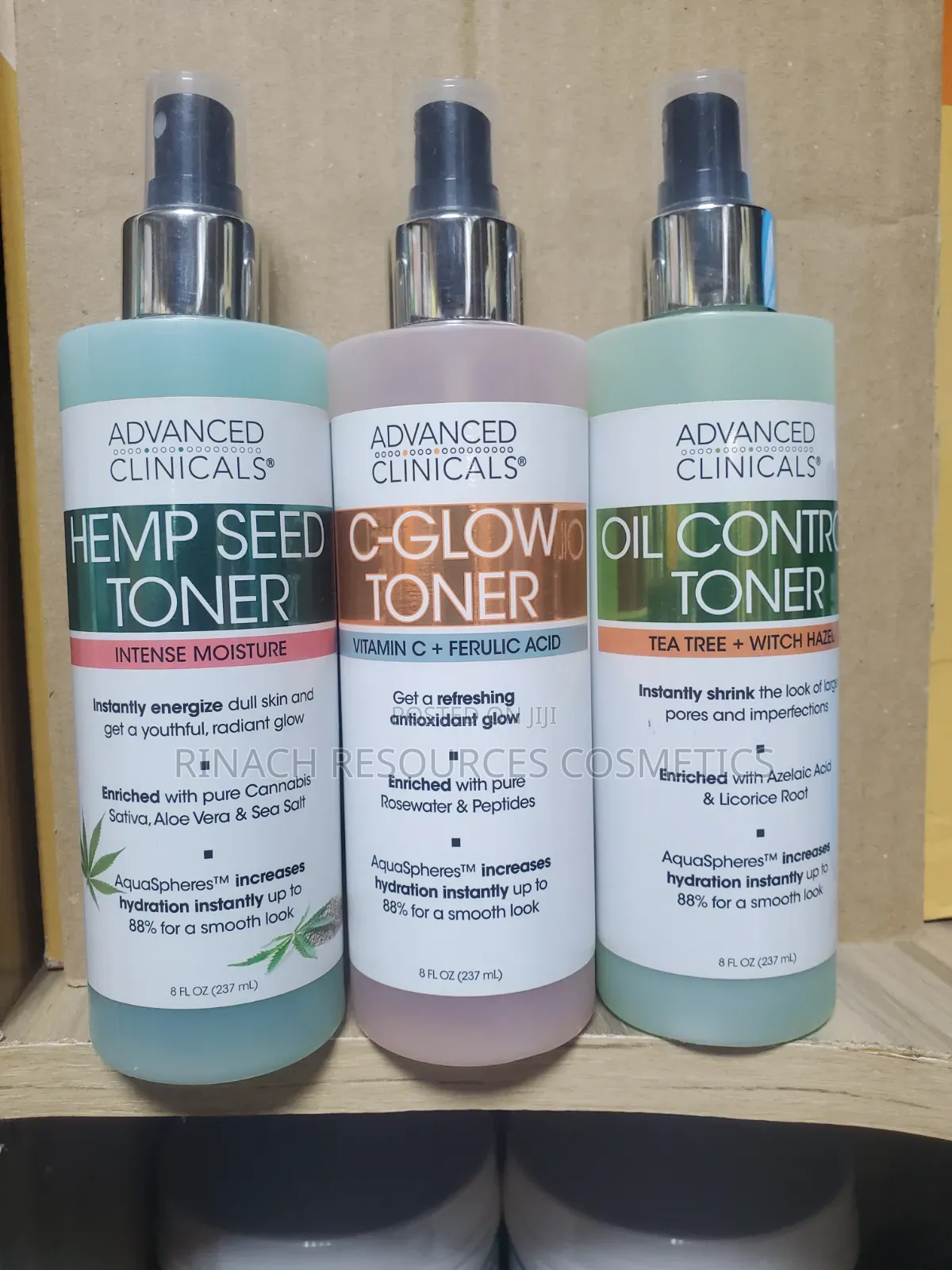 Advanced Clinical C-Glow, Oil Control Toners
