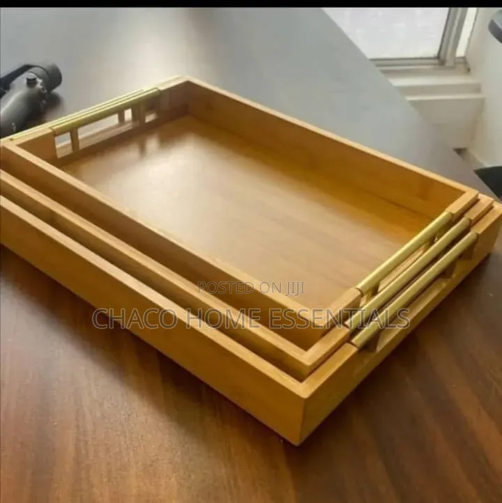 High-Quality Bamboo Serving Tray