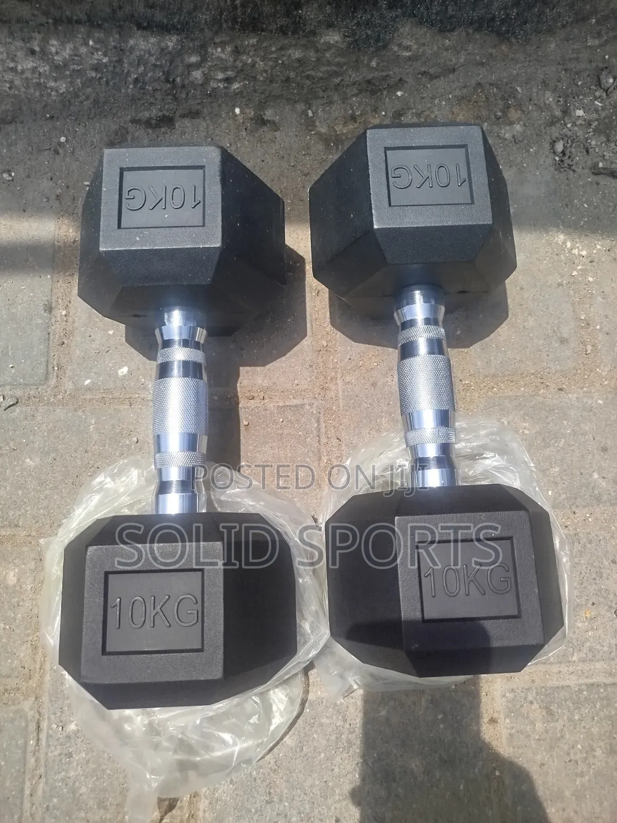 Hexagon Dumbbells Set 10kg + 10kg = 20kg