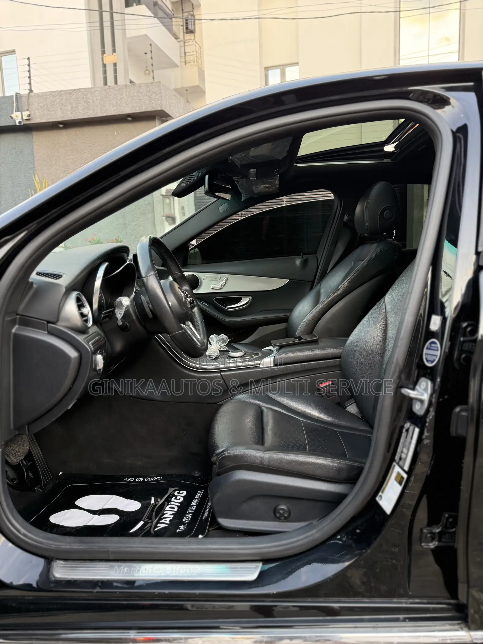 Mercedes-Benz C300 Base C300 AWD 4MATIC Sedan 2019 Black