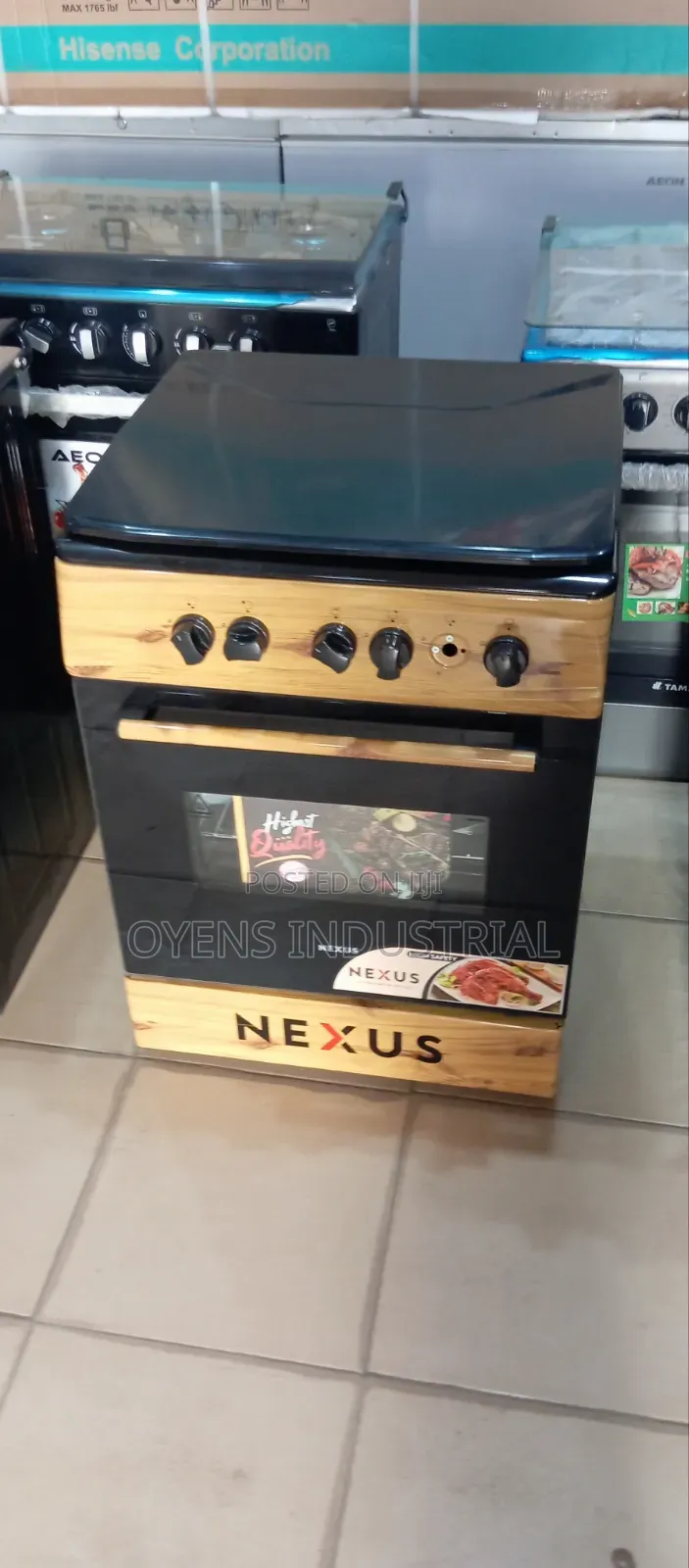 Nexus Gas Cooker 60/60 4g Wood Finish