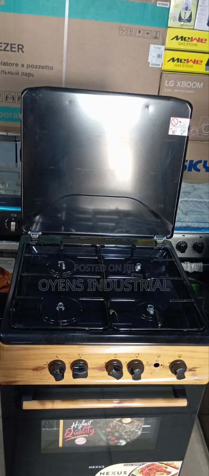 Nexus Gas Cooker 60/60 4g Wood Finish