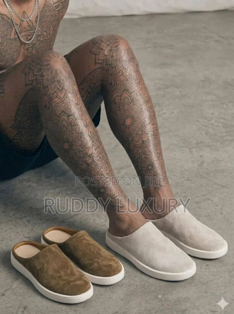 Suede Casual Mule Shoes