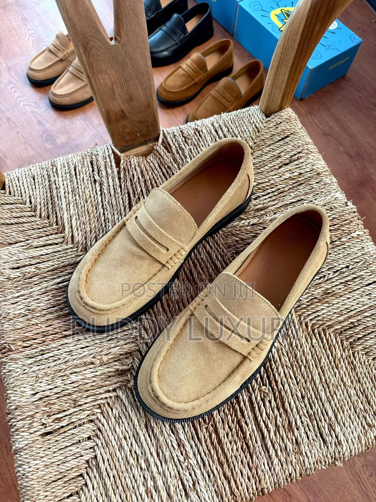 Beige Classic Loafers