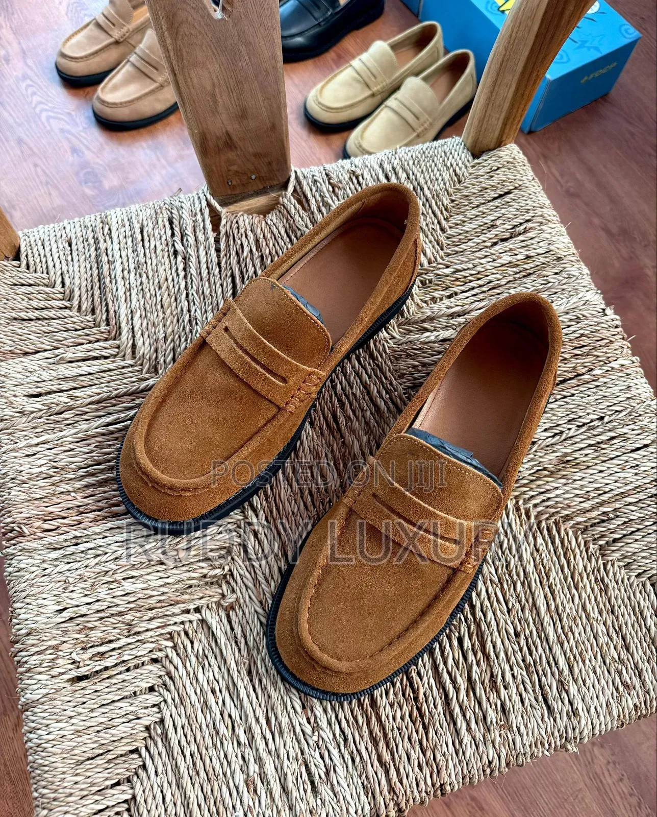 Beige Classic Loafers