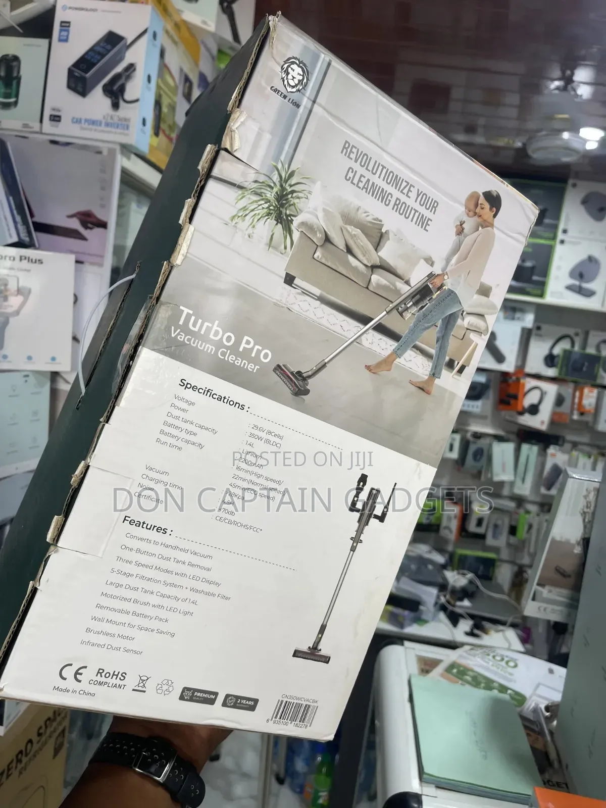 Green Lion Vacuum Cleaner Turbo Pro ( Open Box )