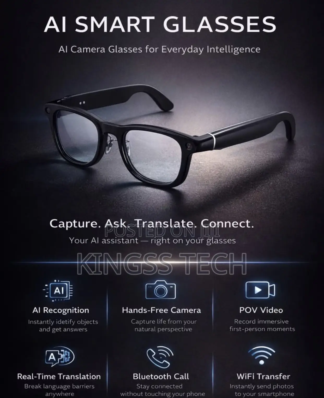 Ai Smart Glass Camera