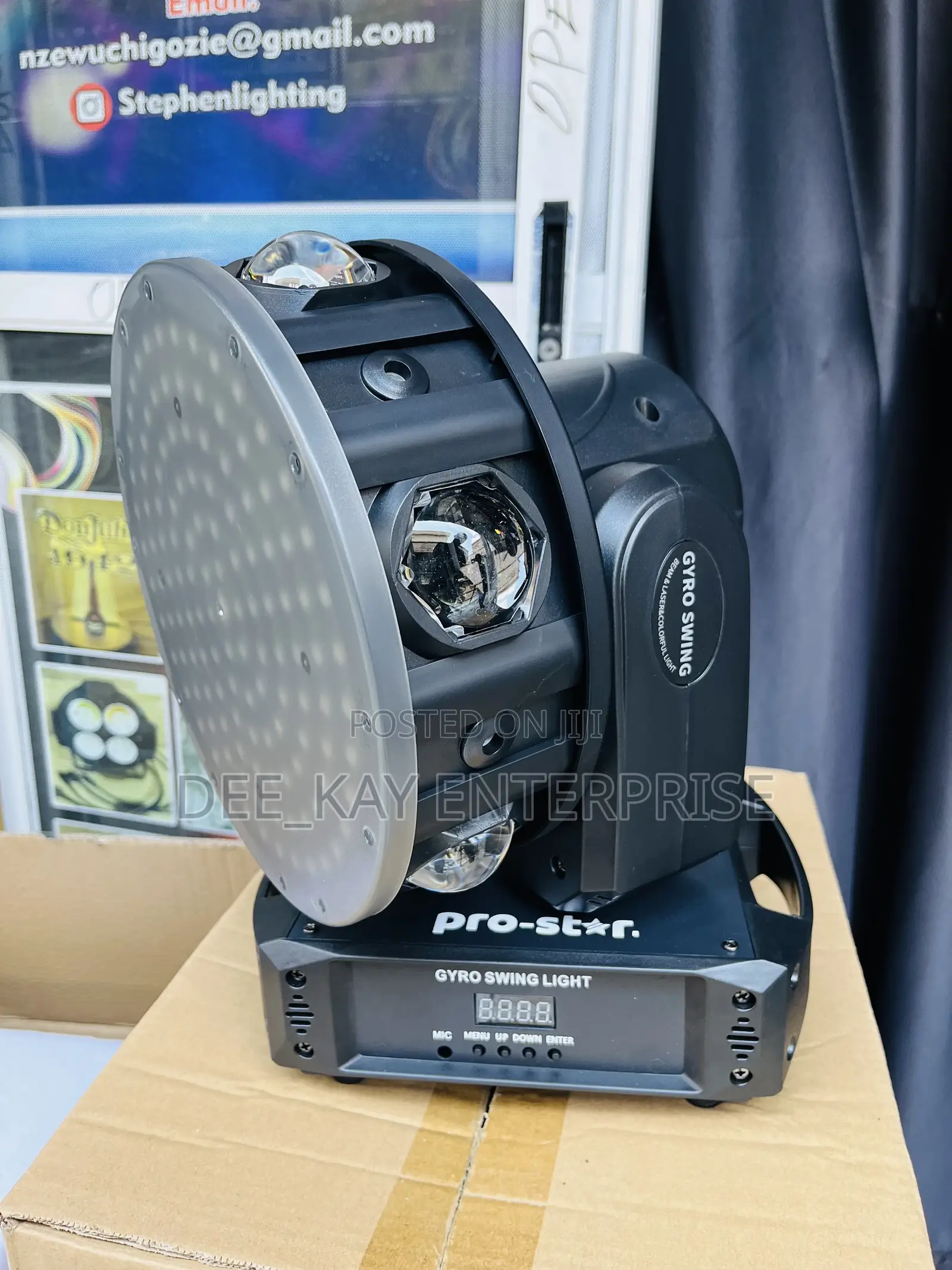 Gyro Swing Moving Head Club/Dj Lighting