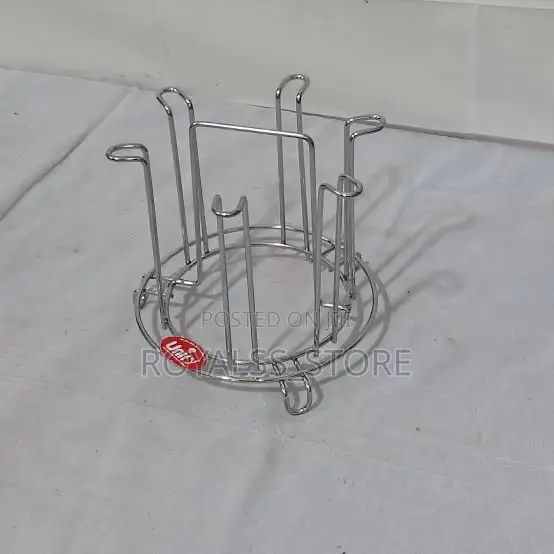 Stainless Steel Glass and Mug Drying Rack. Glass Holder