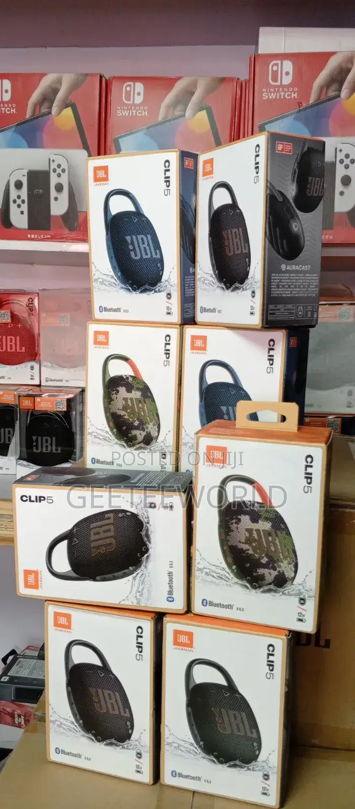 JBL Clip 5 Portable Bluetooth Speaker