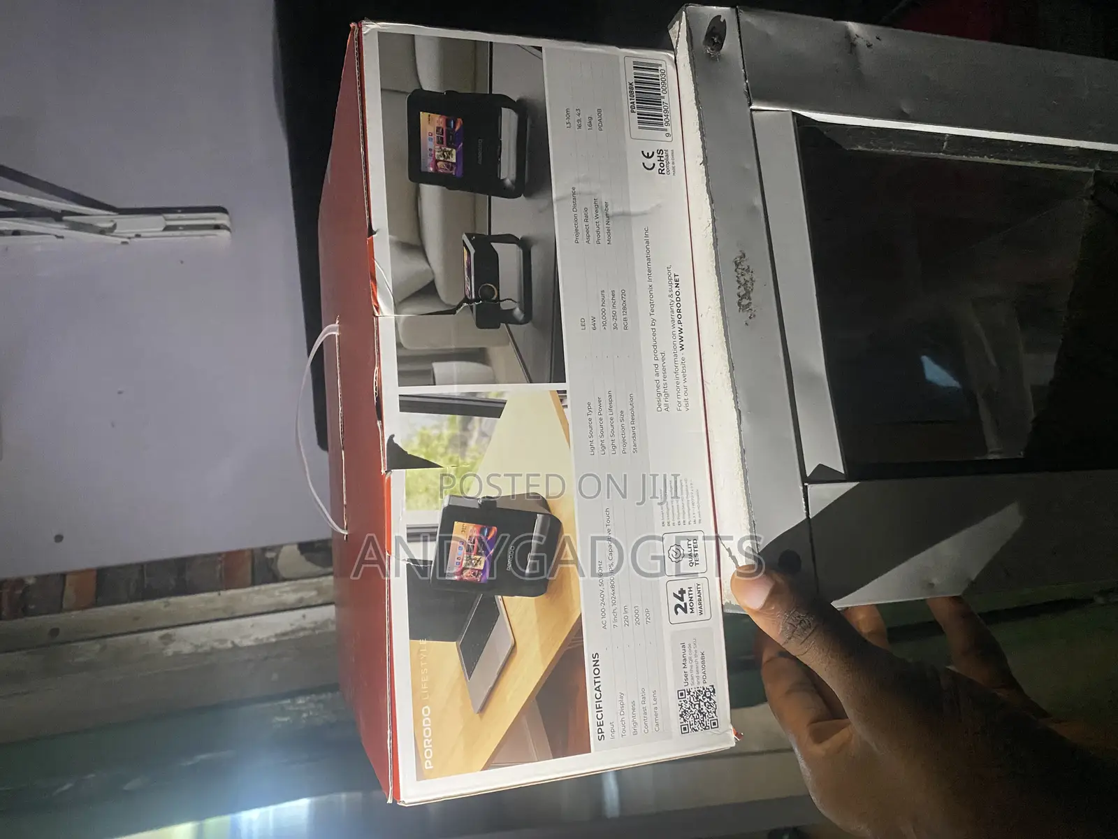 Porodo Optivis Smart Hd Projector
