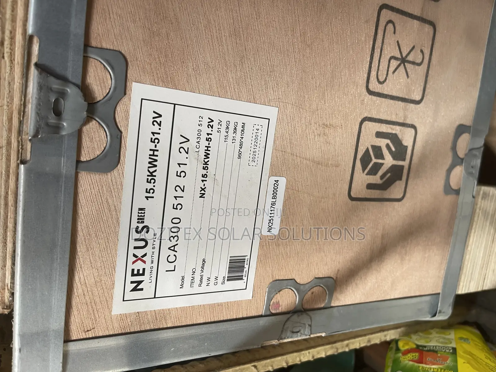 Nexus 15.5kw/48v Lithium Battery