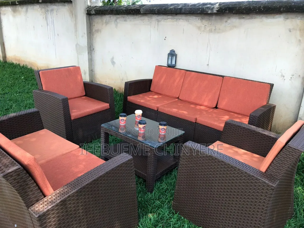Lugano Plastic Sofa Set