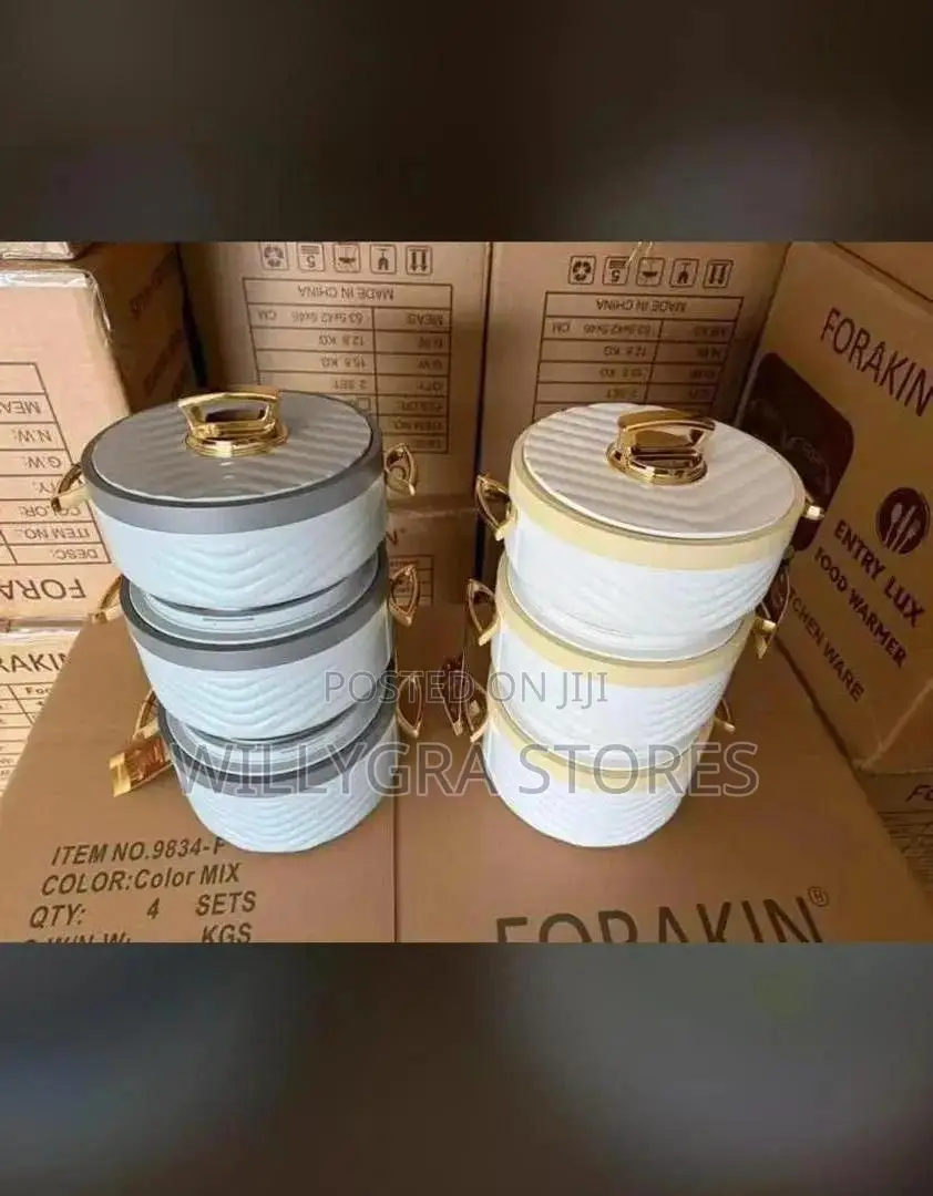 VTCL Insulated Serving Food Flask - 3pc Set