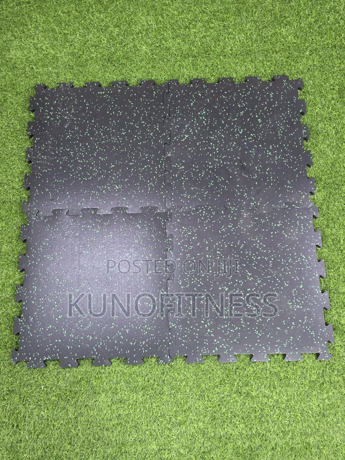 Gym Rubber Flooring Mat 20mm Heavy Duty – 4pcs/SQM