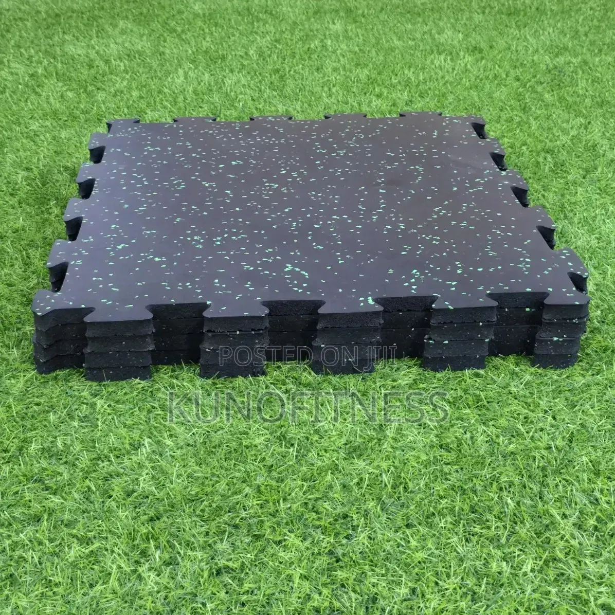 Gym Rubber Flooring Mat 20mm Heavy Duty – 4pcs/SQM