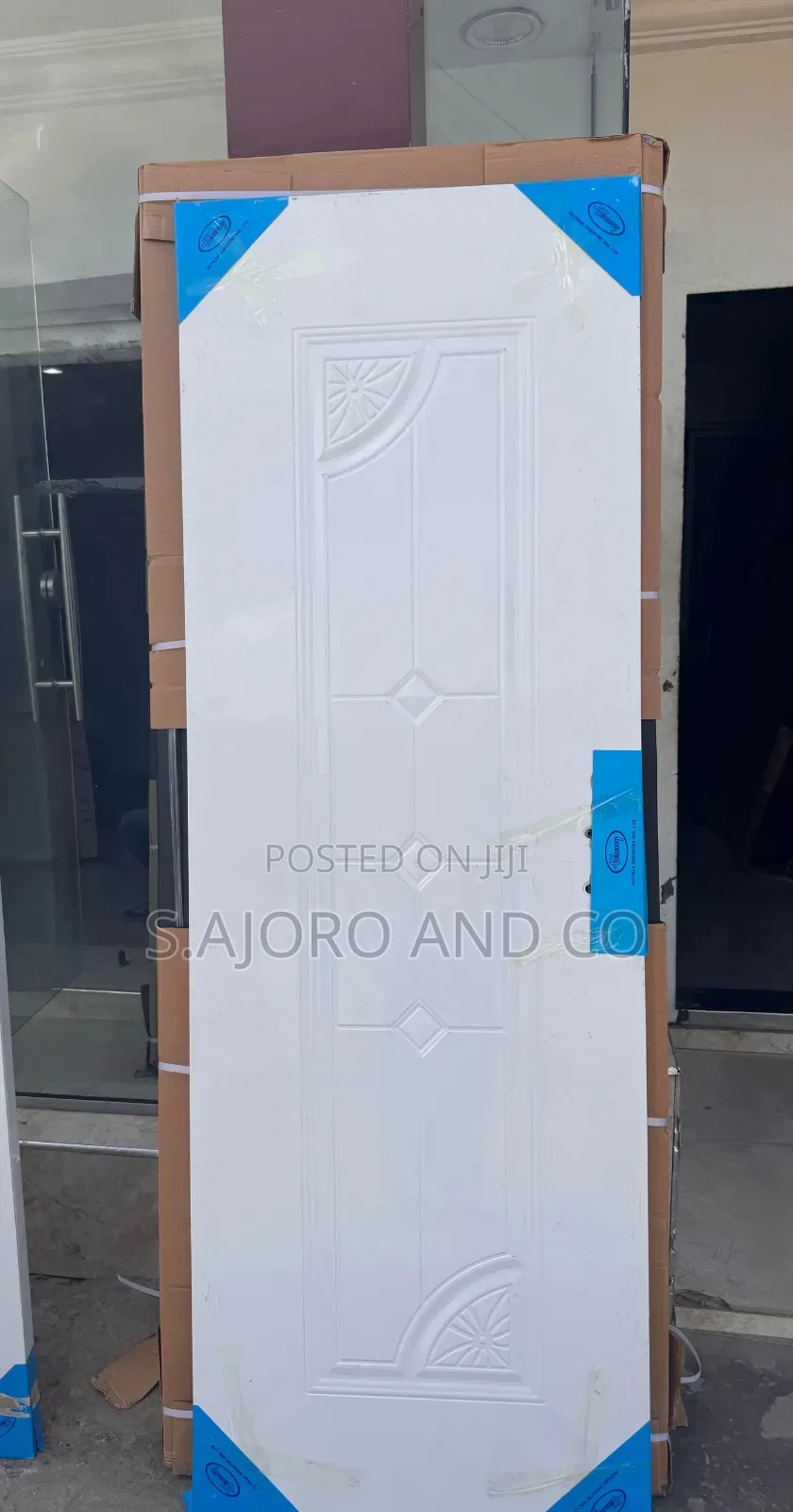 3ft 6 Inches Frame White Harmony American Panel (Room/Bathroom Door)