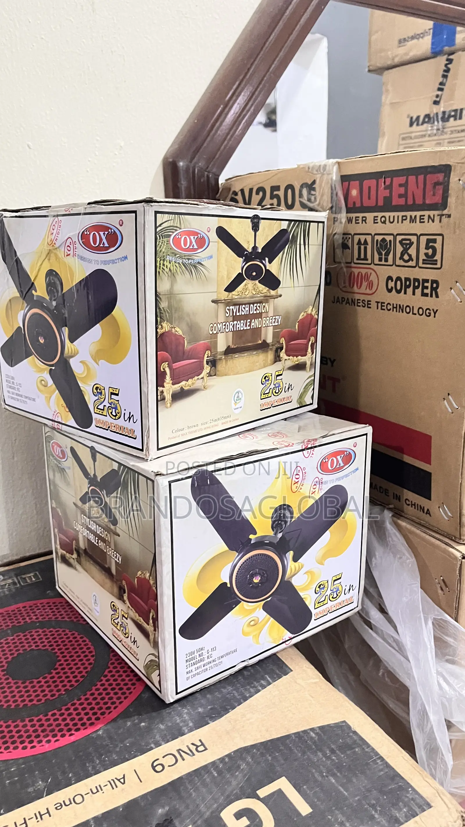 Ox Ceiling Fan 25 Inches [G-113] – Compact Cooling Ceiling Fan