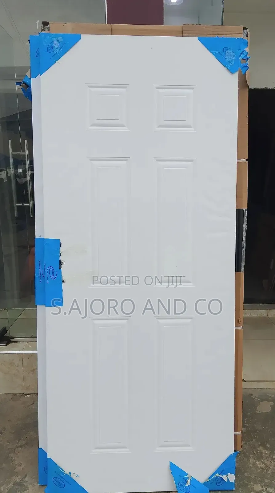 3ft 6 Inches Frame White Harmony American Panel (Room/Bathroom Door)