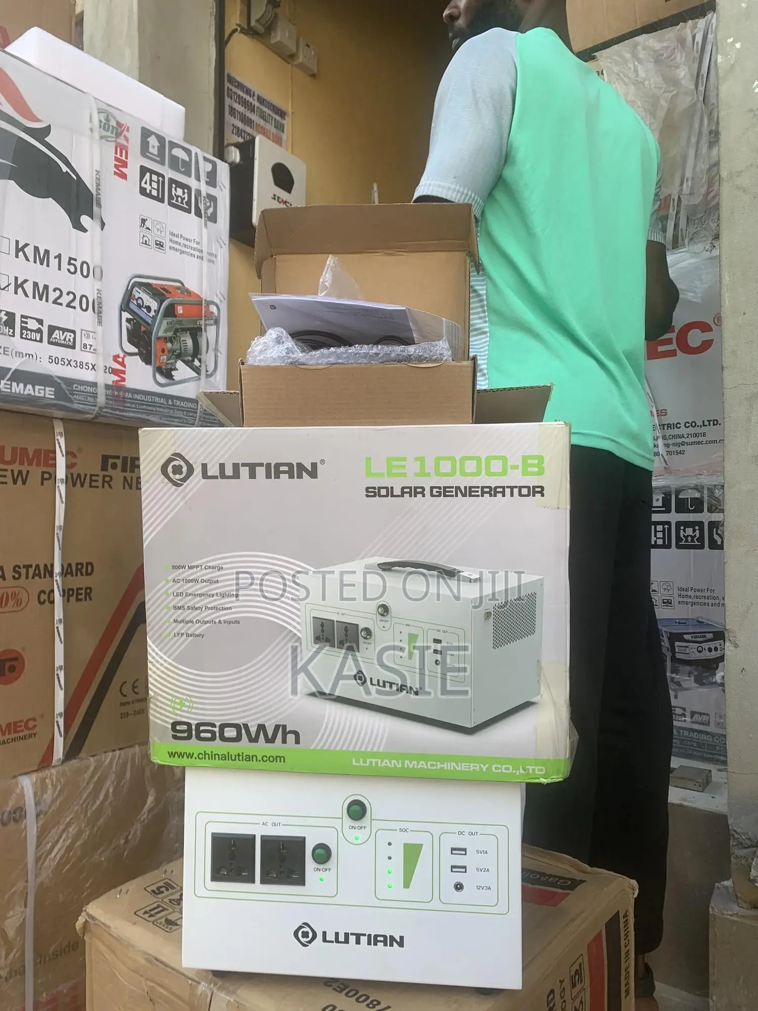 Le1000-B 960wh Original Lutian Solar Generator