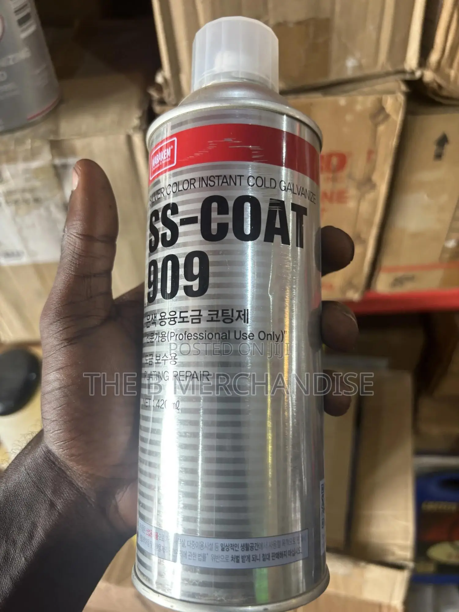 Ss Coat-909 Silver Color Cold Galvanizing Spray
