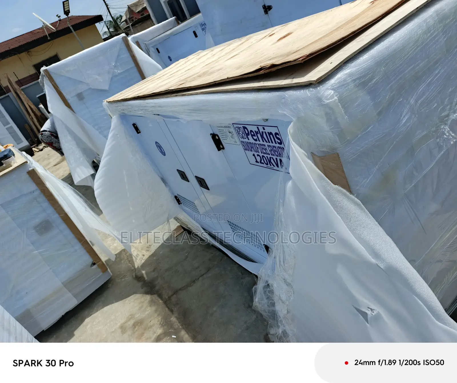 Long Lasting 120kva Perkins Generator for Industrial Use