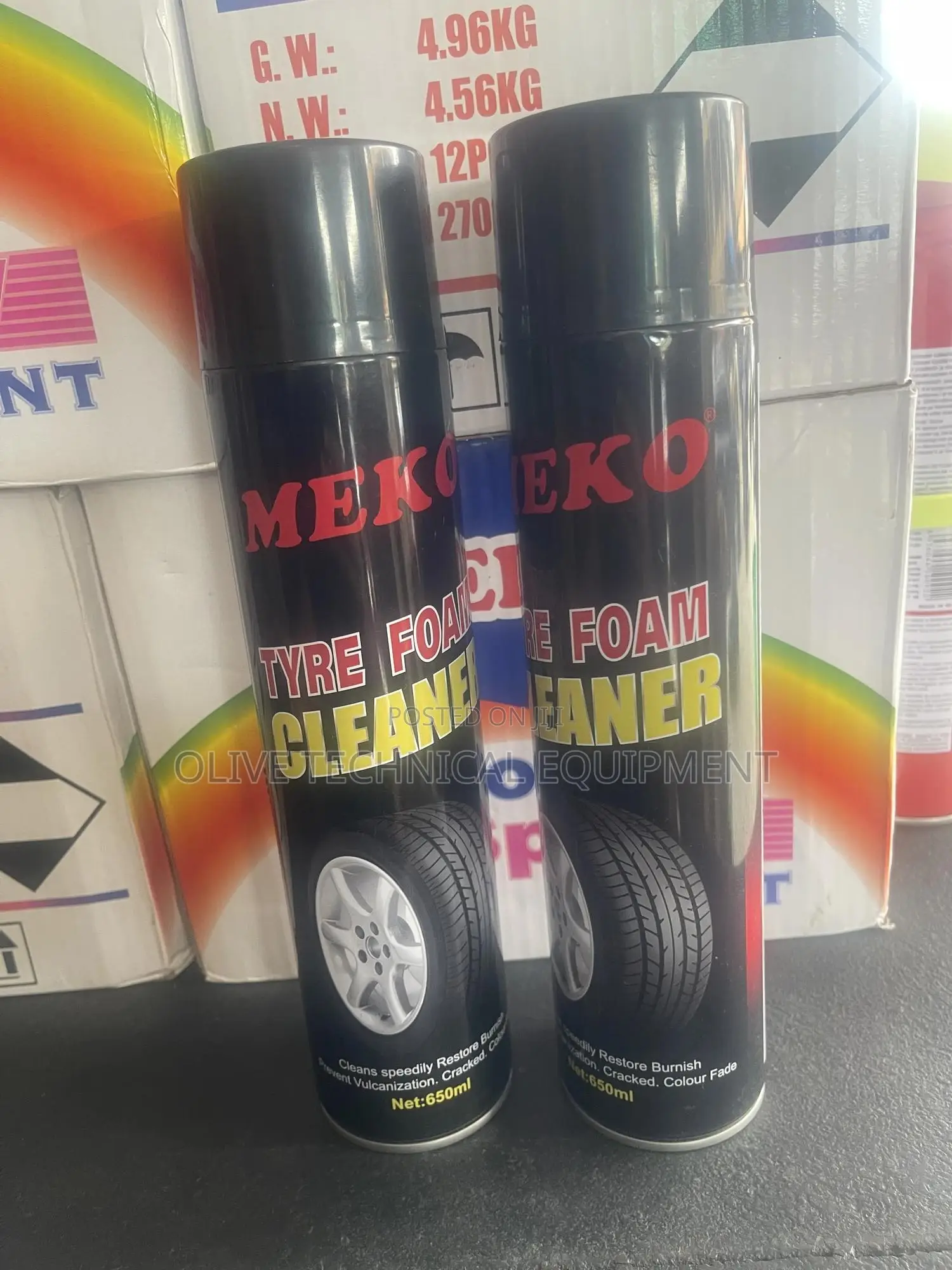 Tyre Foam Polish for Tyre Cleaning
