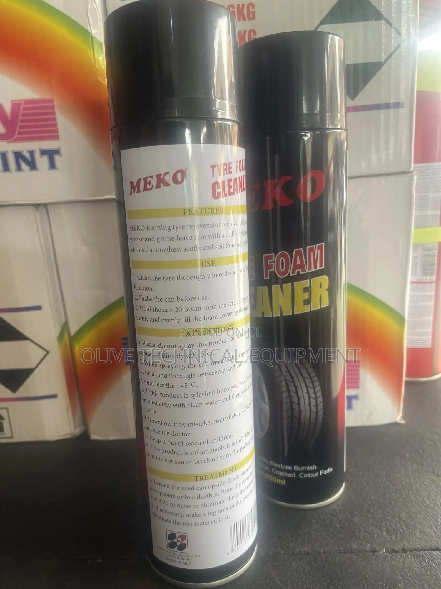 Tyre Foam Polish for Tyre Cleaning