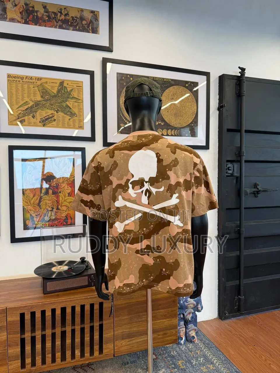 Mastermind Camouflage Graphic T-Shirt