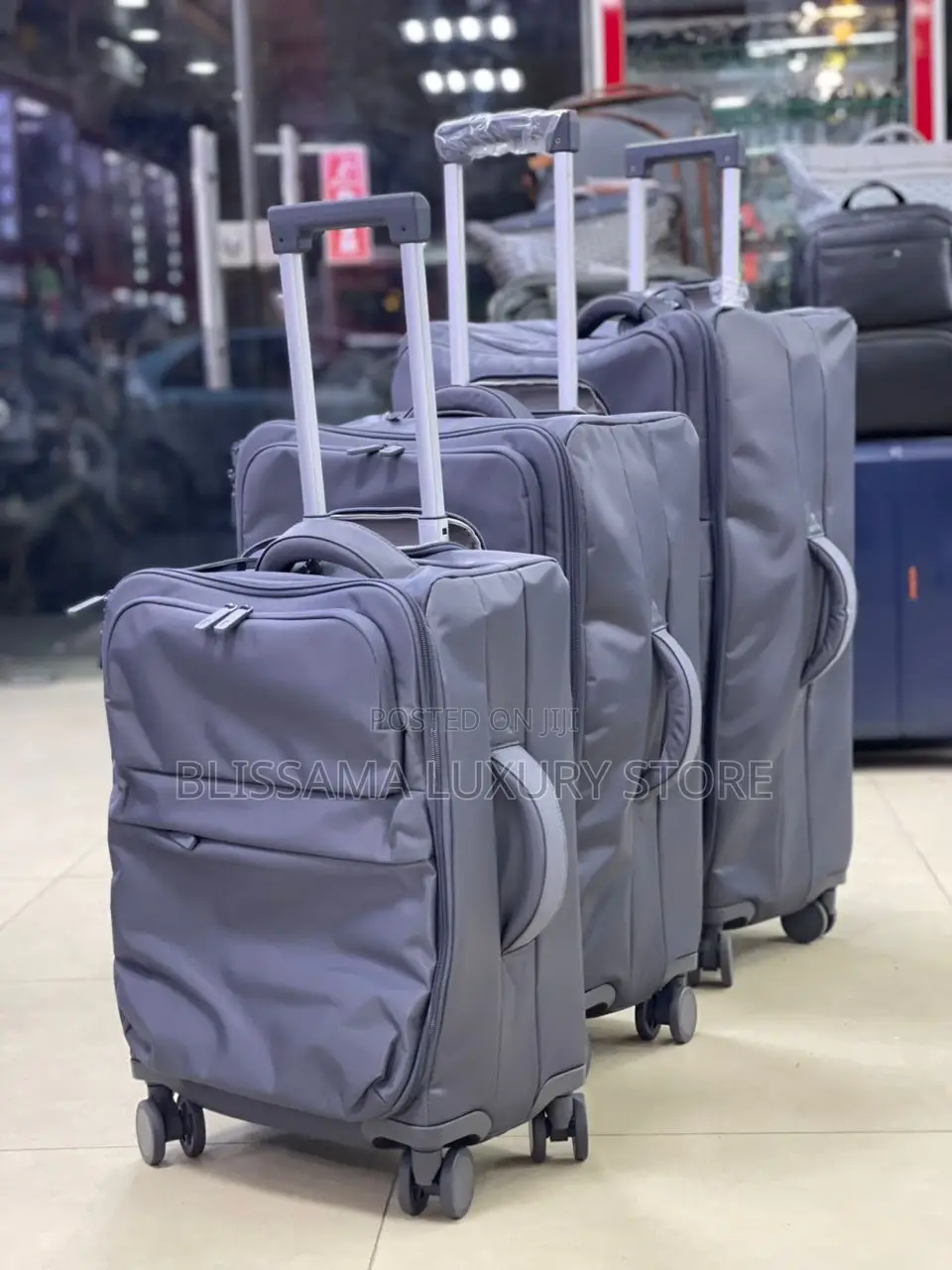 Luxury Fabric 3in1 Travelling Bag Set
