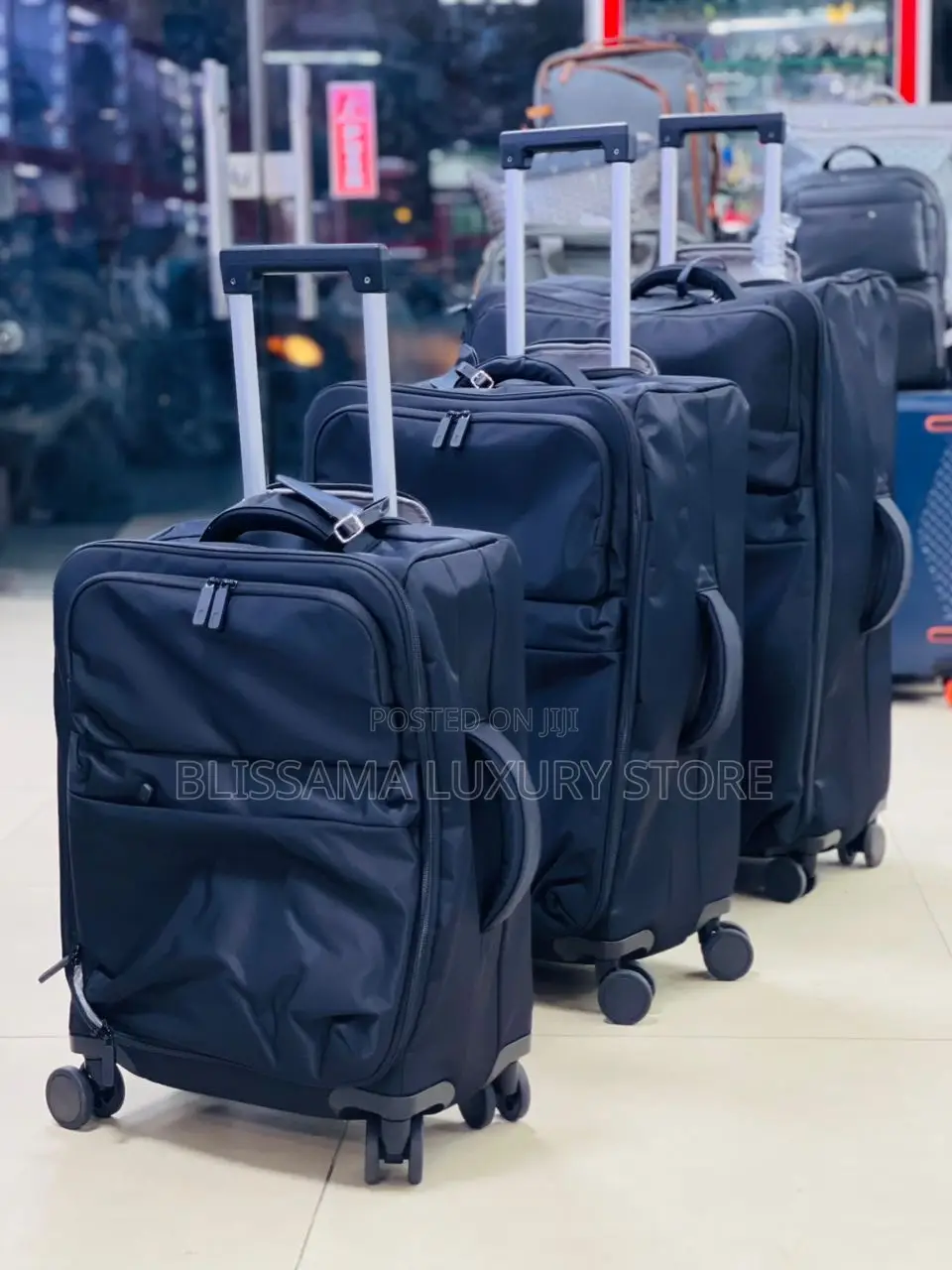 Luxury Fabric 3in1 Travelling Bag Set