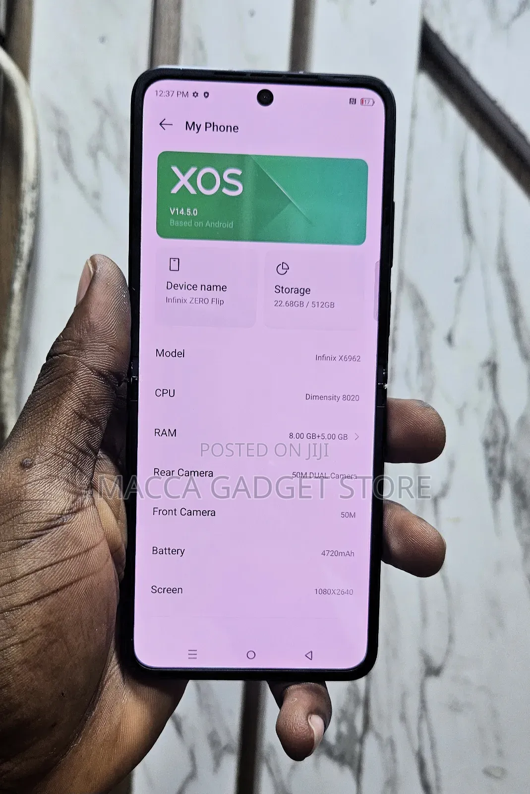 Infinix Zero Flip 512 GB Black