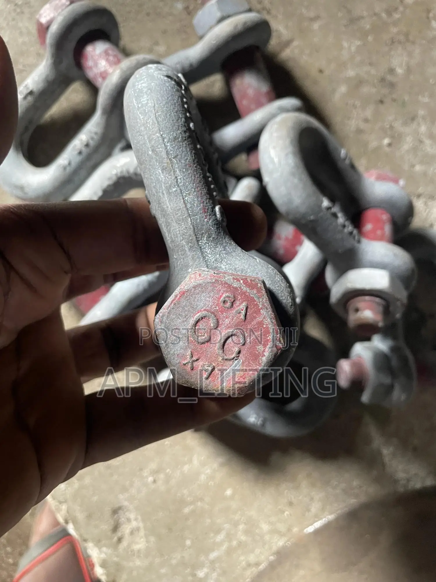 4-3/4ton(3/4”) Crosby D-Shaped Shackle C/W Bolt and Nut